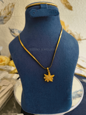 Golden Star Charm Earring Set