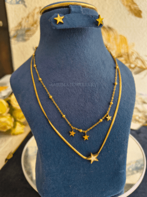 Celestial Star Layered Necklace Set