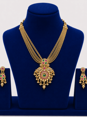 Svarna Raga Pendant Set