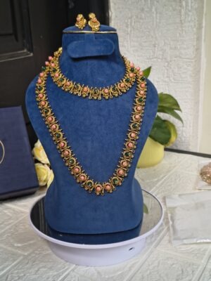 Blush Emerald Heritage Mala - Combo