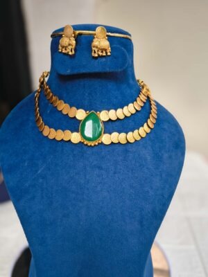 Emerald Coin Heritage Choker