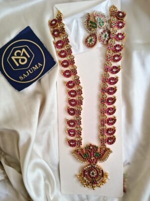 Jadu Kundan Necklace Set