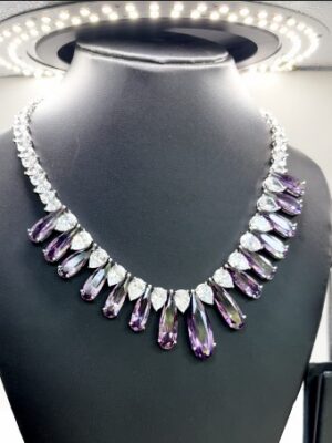 White Gold Luxe Polish Necklace