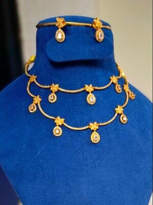 Affordable Golden Pearl Set