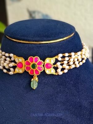 New Arrivals 5 Floral Kundan Choker